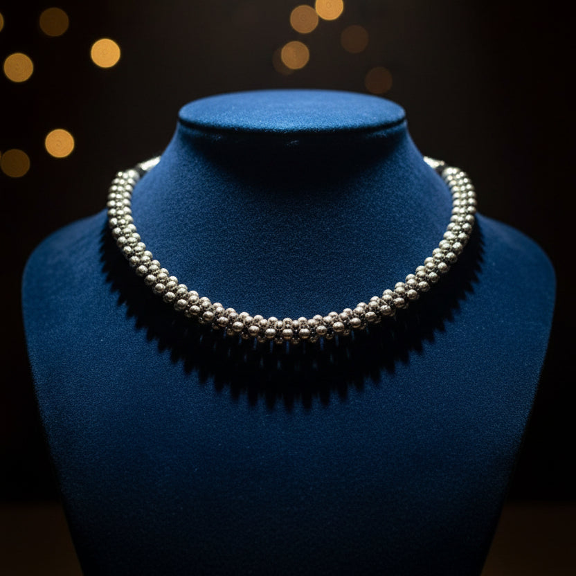 Without gadi thushi SIlver plated - Mannequin
